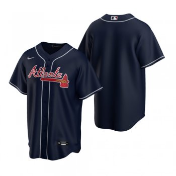 Men's Atlanta Braves Nike Navy 2020 Replica Alternate Jersey