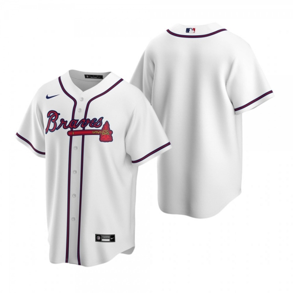 Men's Atlanta Braves Nike White 2020 Replica Home Jersey