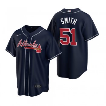 Men's Atlanta Braves Will Smith Nike Navy 2020 Replica Alternate Jersey