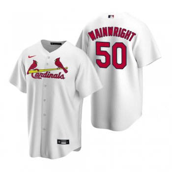 Men's St. Louis Cardinals Adam Wainwright Nike White Replica Home Jersey