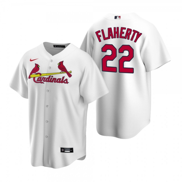 Men's St. Louis Cardinals Jack Flaherty Nike White Replica Home Jersey