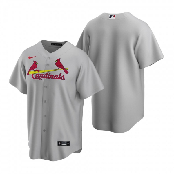 Men's St. Louis Cardinals Nike Gray Replica Road Jersey