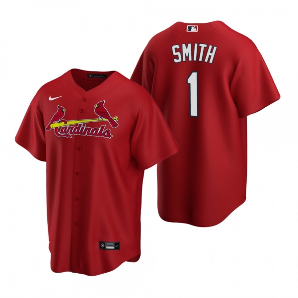 Men's St. Louis Cardinals Ozzie Smith Nike Red Replica Alternate Jersey