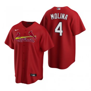 Men's St. Louis Cardinals Yadier Molina Nike Red Replica Alternate Jersey