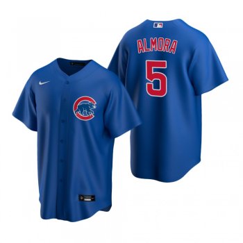 Men's Chicago Cubs Albert Almora Jr Nike Royal Replica Alternate Jersey