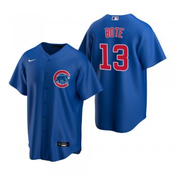 Men's Chicago Cubs David Bote Nike Royal Replica Alternate Jersey