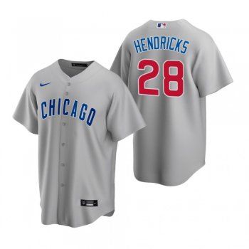 Men's Chicago Cubs Kyle Hendricks Nike Gray Replica Road Jersey