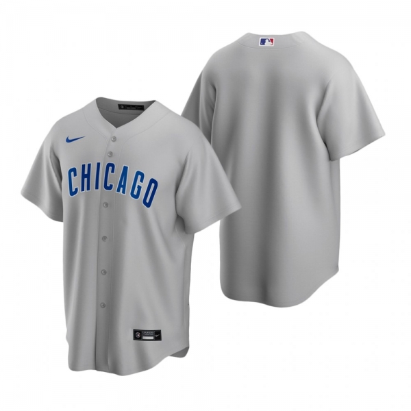 Men's Chicago Cubs Nike Gray Replica Road Jersey