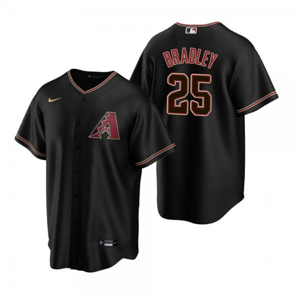 Men's Arizona Diamondbacks Archie Bradley Nike Black Replica Alternate Jersey