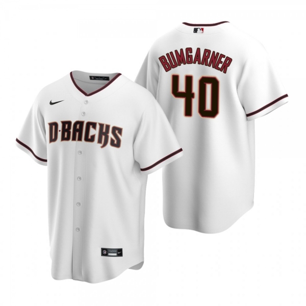 Men's Arizona Diamondbacks Madison Bumgarner Nike White Replica Home Jersey