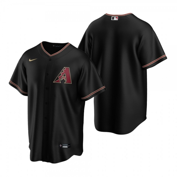 Men's Arizona Diamondbacks Nike Black Replica Alternate Jersey