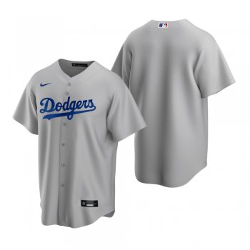 Men's Los Angeles Dodgers Nike Gray Replica Alternate Jersey