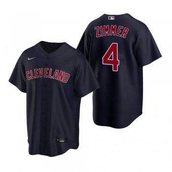 Men's Cleveland Indians Bradley Zimmer Nike Navy Replica Alternate Jersey