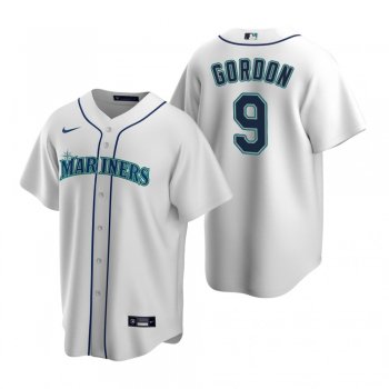 Men's Seattle Mariners Dee Gordon Nike White Replica Home Jersey