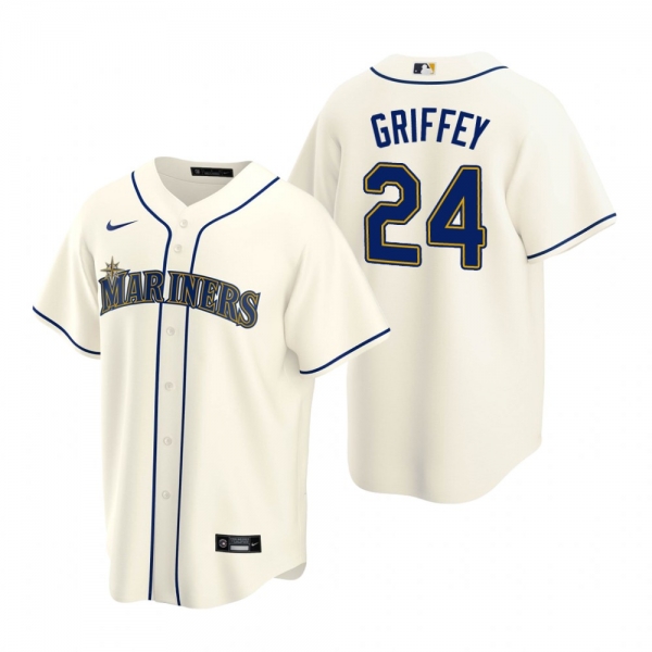 Men's Seattle Mariners Ken Griffey Jr. Nike Cream Replica Alternate Jersey