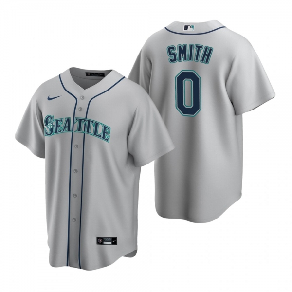 Men's Seattle Mariners Mallex Smith Nike Gray Replica Road Jersey