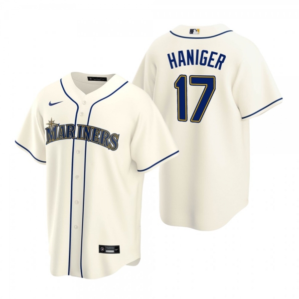 Men's Seattle Mariners Mitch Haniger Nike Cream Replica Alternate Jersey