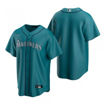 Men's Seattle Mariners Nike Aqua Replica Alternate Jersey