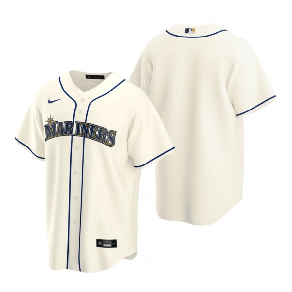 Men's Seattle Mariners Nike Cream Replica Alternate Jersey