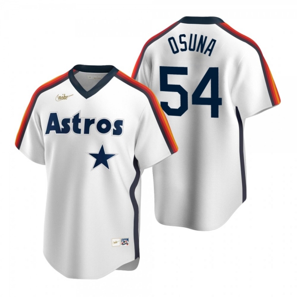 Men's Houston Astros Roberto Osuna Nike White Cooperstown Collection Home Jersey