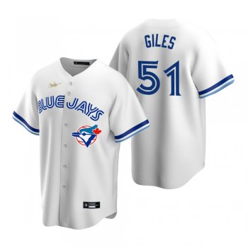 Men's Toronto Blue Jays Ken Giles Nike White Cooperstown Collection Home Jersey