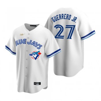 Men's Toronto Blue Jays Vladimir Guerrero Jr. Nike White Cooperstown Collection Home Jersey