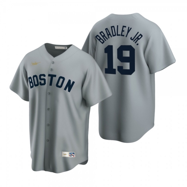 Men's Boston Red Sox Jackie Bradley Jr. Nike Gray Cooperstown Collection Road Jersey