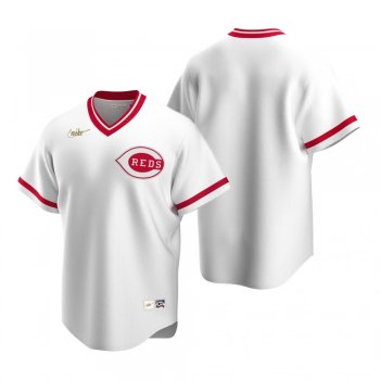 Men's Cincinnati Reds Nike White Cooperstown Collection Home Jersey