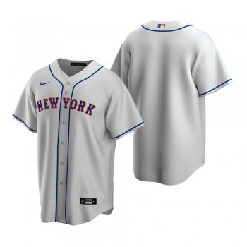 Men's New York Mets Nike Gray Replica Road Jersey