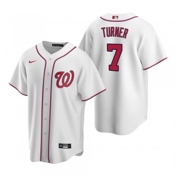 Men's Washington Nationals Trea Turner Nike White Replica Home Jersey