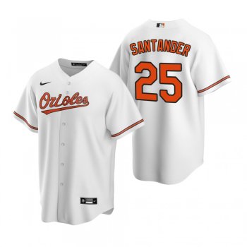 Men's Baltimore Orioles Anthony Santander Nike White 2020 Replica Home Jersey