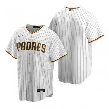 Men's San Diego Padres Nike White Brown Replica Home Jersey