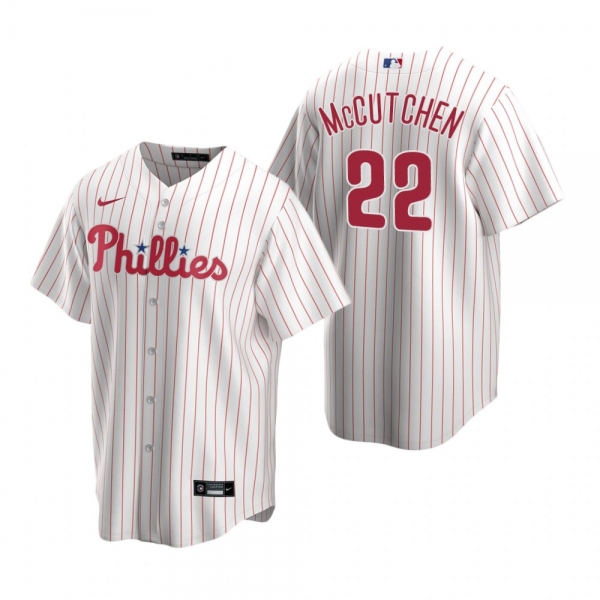 Men's Philadelphia Phillies Andrew McCutchen Nike White Replica Home Jersey