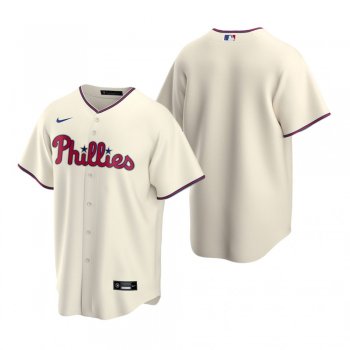 Men's Philadelphia Phillies Nike Cream Replica Alternate Jersey