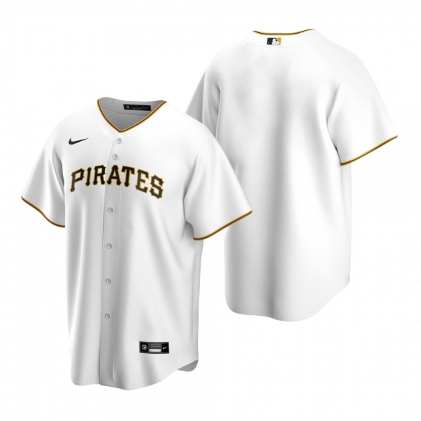 Men's Pittsburgh Pirates Nike White Replica Home Jersey