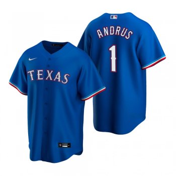 Men's Texas Rangers Elvis Andrus Nike Royal Replica Alternate Jersey