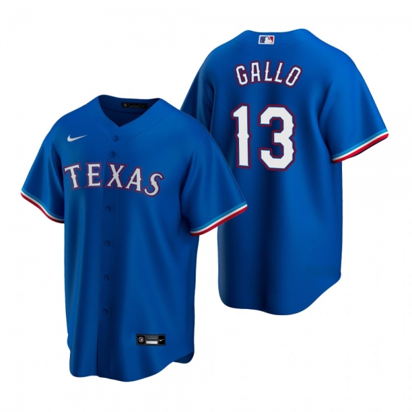 Men's Texas Rangers Joey Gallo Nike Royal Replica Alternate Jersey