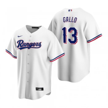 Men's Texas Rangers Joey Gallo Nike White Replica Home Jersey