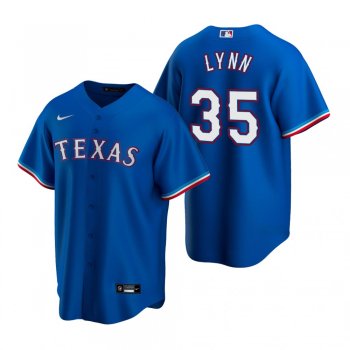 Men's Texas Rangers Lance Lynn Nike Royal Replica Alternate Jersey