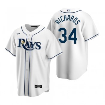 Men's Tampa Bay Rays Trevor Richards Nike White Replica Home Jersey