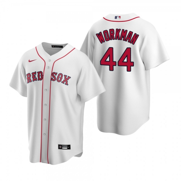 Men's Boston Red Sox Brandon Workman Nike White Replica Home Jersey