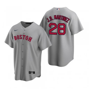 Men's Boston Red Sox J.D. Martinez Nike Gray Replica Road Jersey