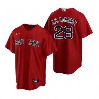 Men's Boston Red Sox J.D. Martinez Nike Red Replica Alternate Jersey