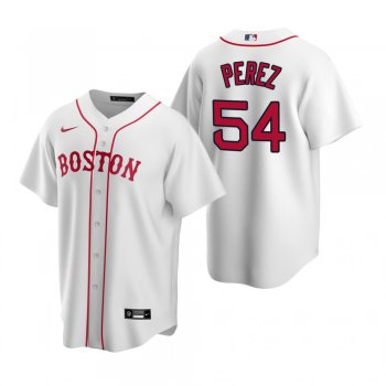 Men's Boston Red Sox Martin Perez Nike White Replica Alternate Jersey