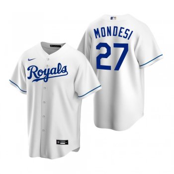 Men's Kansas City Royals Adalberto Mondesi Nike White Replica Home Jersey