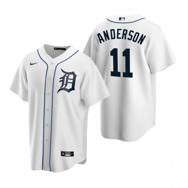 Men's Detroit Tigers Sparky Anderson Nike White Replica Home Jersey