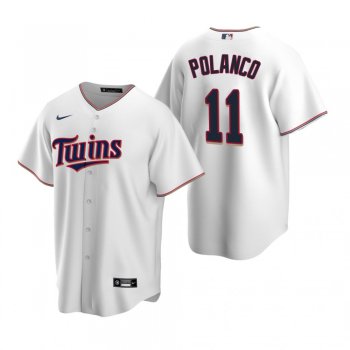 Men's Minnesota Twins Jorge Polanco Nike White Replica Home Jersey