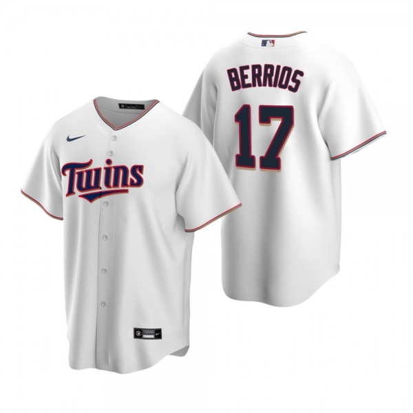 Men's Minnesota Twins Jose Berrios Nike White Replica Home Jersey