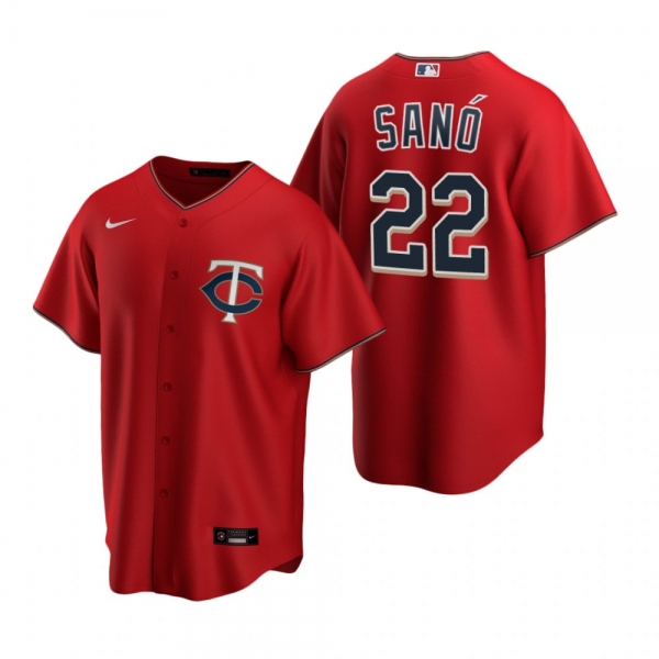 Men's Minnesota Twins Miguel Sano Nike Red Replica Alternate Jersey