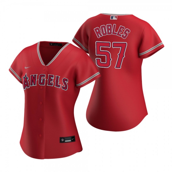 Women's Los Angeles Angels Hansel Robles Nike Red 2020 Replica Alternate Jersey